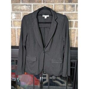 Magaschoni Women's Black Blazer Rayon Blend Sz S EUC Career Office Professional